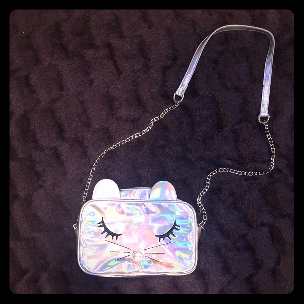 Iridescent Cat bag